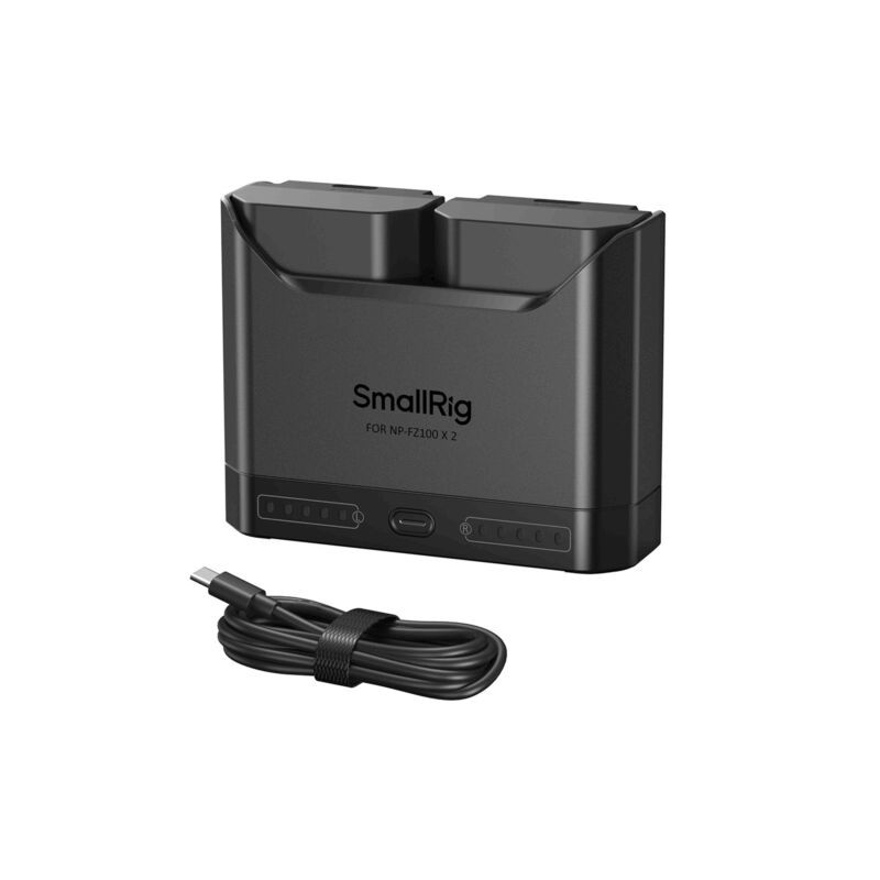 SmallRig 5483 Kit Chargeur Double + 2 Batteries NP-FZ100 Sony