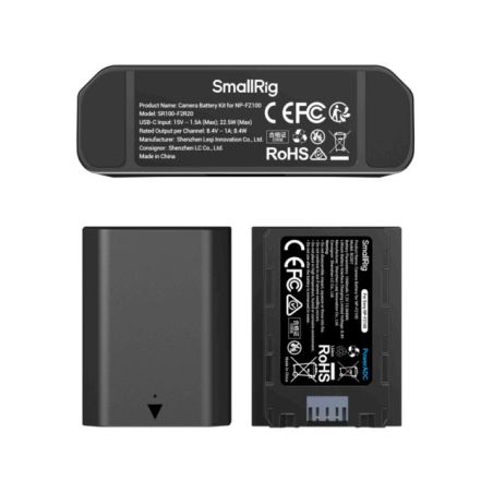 SmallRig 5483 Kit Chargeur Double + 2 Batteries NP-FZ100 Sony