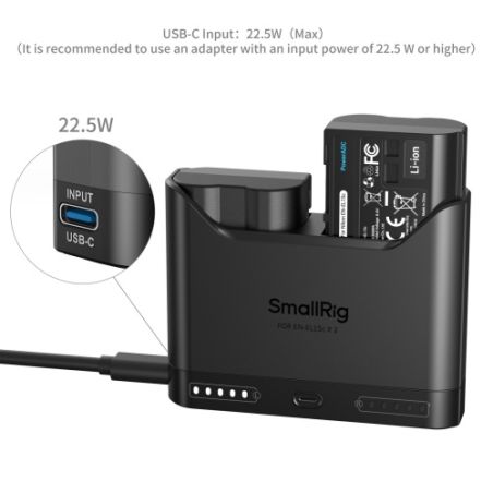 SMALLRIG 5486 Kit Chargeur + 2 Batteries EN-EL15c Nikon