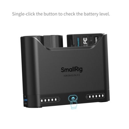 SMALLRIG 5486 Kit Chargeur + 2 Batteries EN-EL15c Nikon