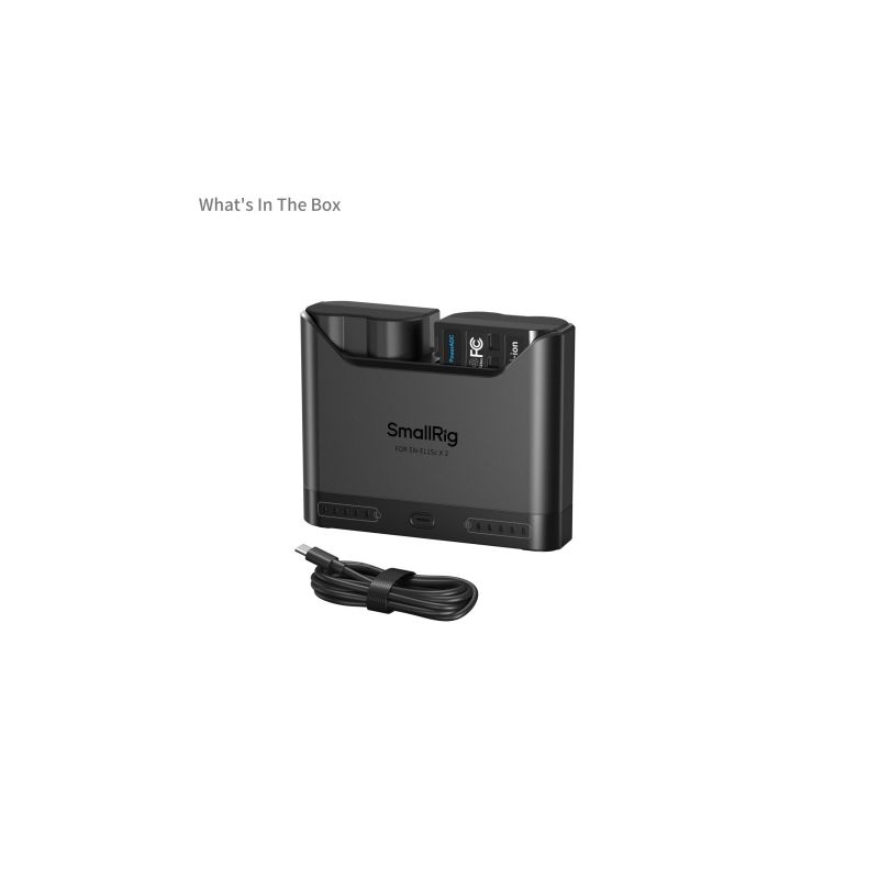 SMALLRIG 5486 Kit Chargeur + 2 Batteries EN-EL15c Nikon