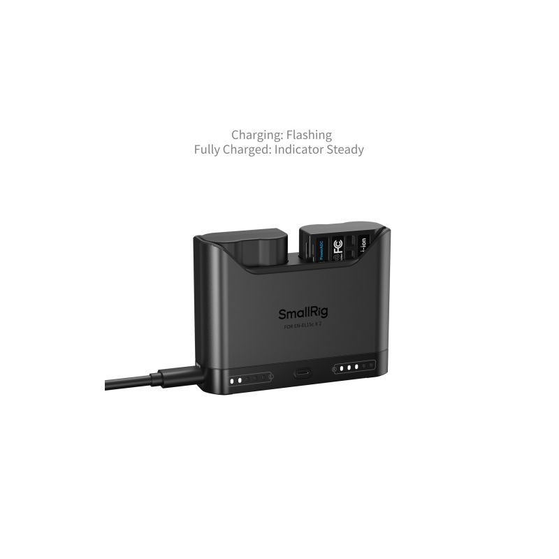 SMALLRIG 5486 Kit Chargeur + 2 Batteries EN-EL15c Nikon