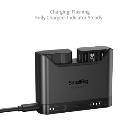 SMALLRIG 5486 Kit Chargeur + 2 Batteries EN-EL15c Nikon