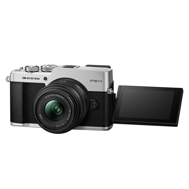 OM System Pen Argent + 14-42mm f/3.5-5.6 III