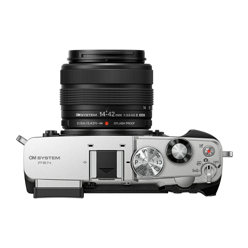OM System Pen Argent + 14-42mm f/3.5-5.6 III