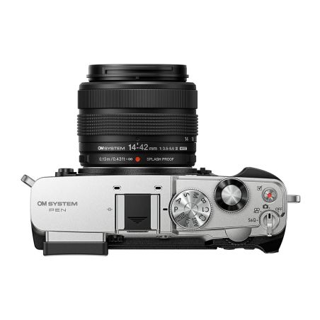 OM System Pen Argent + 14-42mm f/3.5-5.6 III