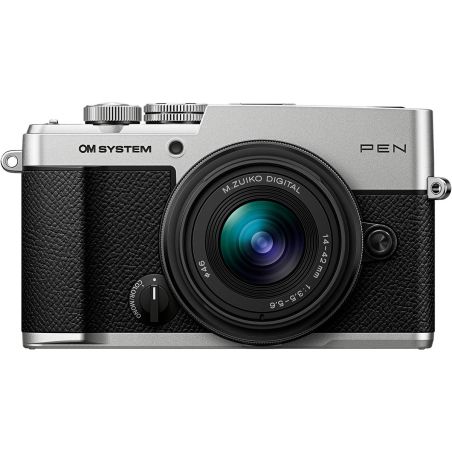 OM System Pen Argent + 14-42mm f/3.5-5.6 III