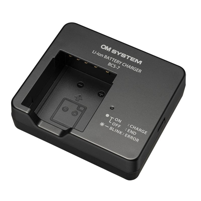 OM System Chargeur BCS-7 pour batterie BLS-7