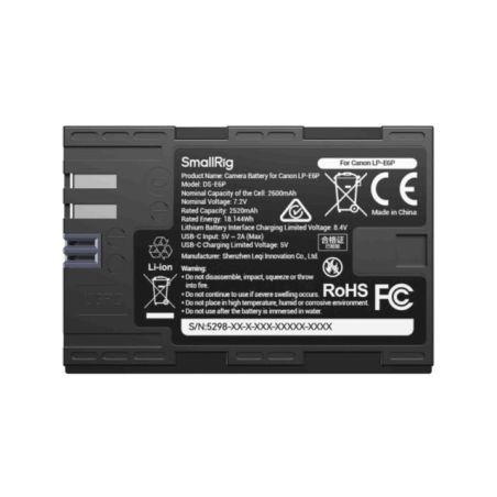 SMALLRIG 5297 BATTERIE USB-C SONY FZ100