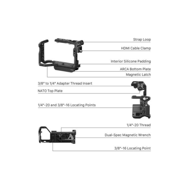 TILTA Sony FX5 Power Kit Cage Noir
