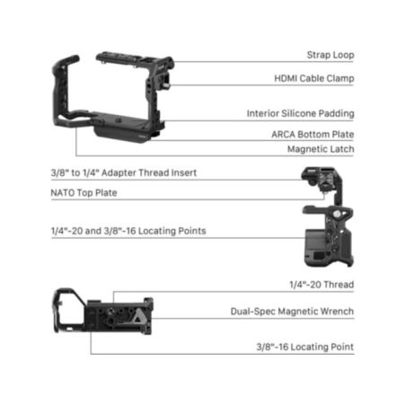 TILTA Sony FX5 Power Kit Cage Noir