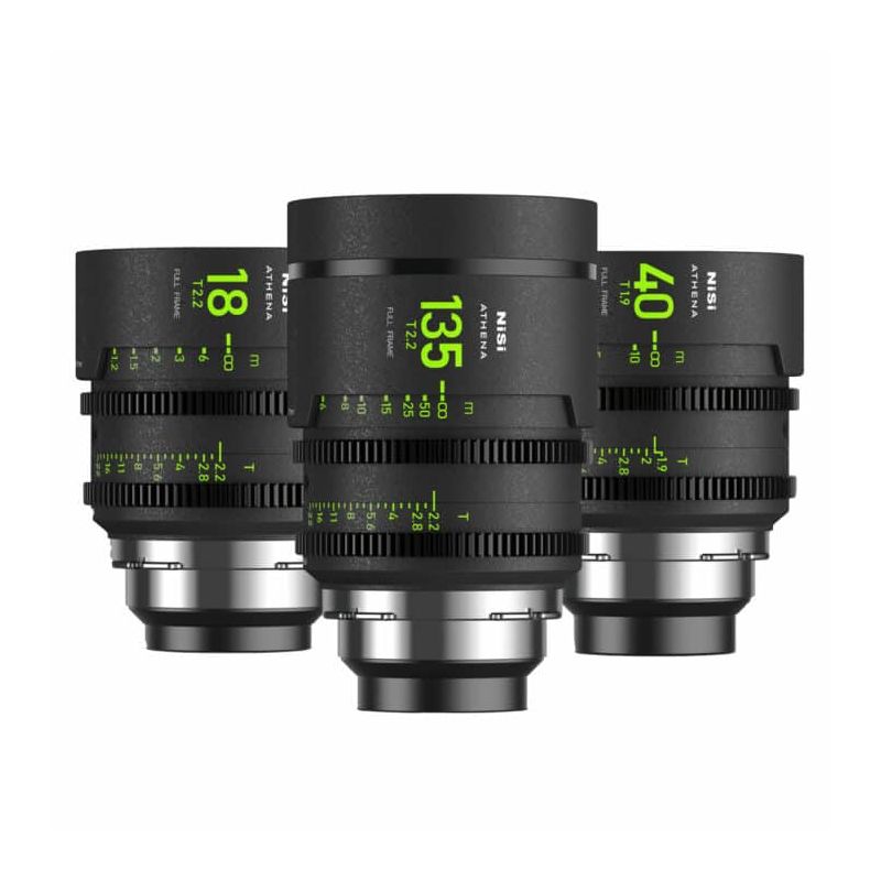 NiSi Athena Prime Add-On Kit 3 Objectifs Cinéma PL