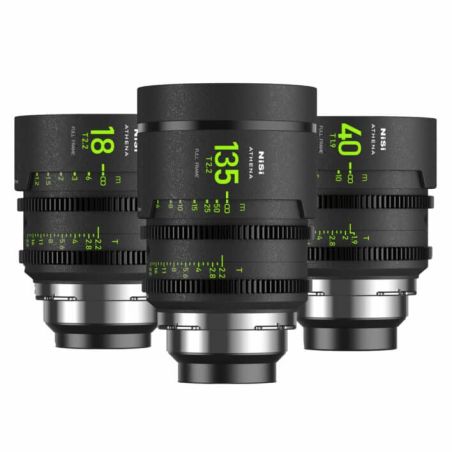 NiSi Athena Prime Add-On Kit 3 Objectifs Cinéma PL