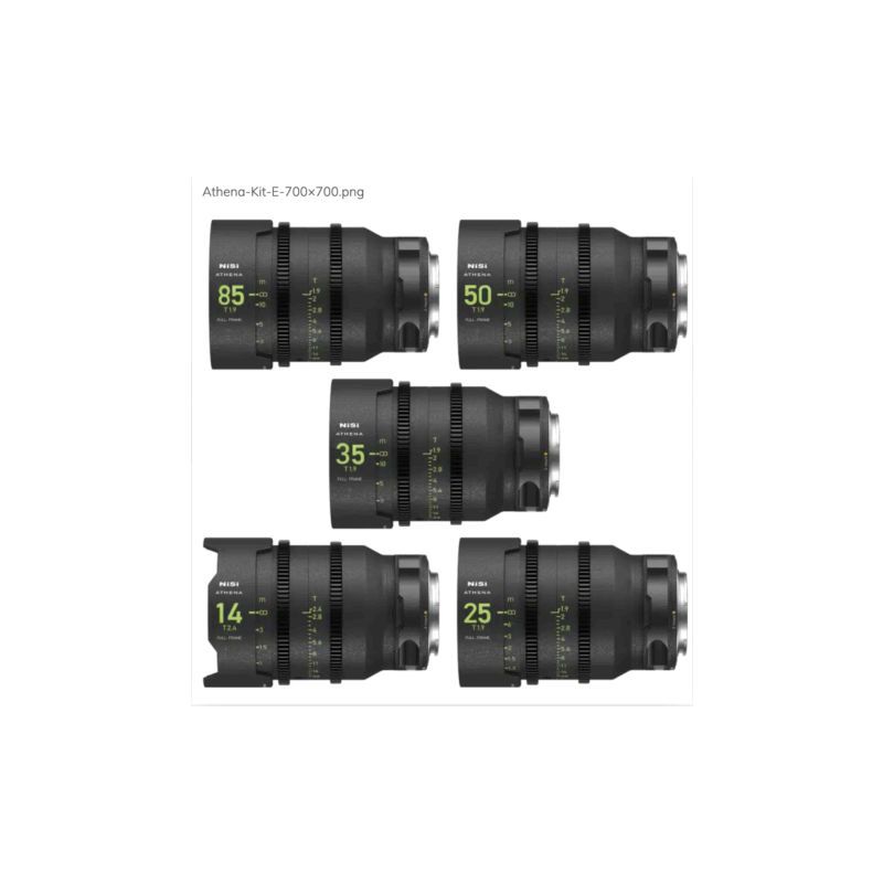 NiSi Athena Prime Kit 5 Objectifs Cinéma PL