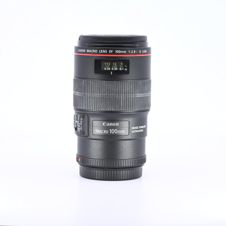 Canon EF 100mm f/2.8L Macro IS USM Occasion Garantie 12 Mois