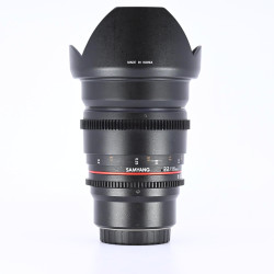 Samyang 16mm T2.2 VDSLR ED AS UMC CS II Canon EF Occasion Garantie 12