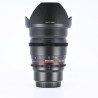 Samyang 16mm T2.2 VDSLR ED AS UMC CS II Canon EF Occasion Garantie 12