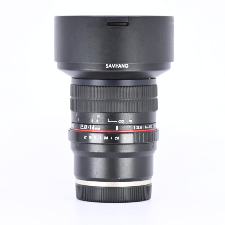 Samyang 14mm F2.8 Canon EF d'Occasion Bon état Garantie 12 Mois