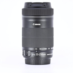 Canon EF-S 55-250mm F4-5.6 IS STM d'Occasion Bon État Garantie 12 Mois