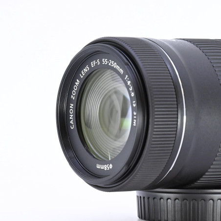 Canon EF-S 55-250mm F4-5.6 IS STM d'Occasion Bon État Garantie 12 Mois