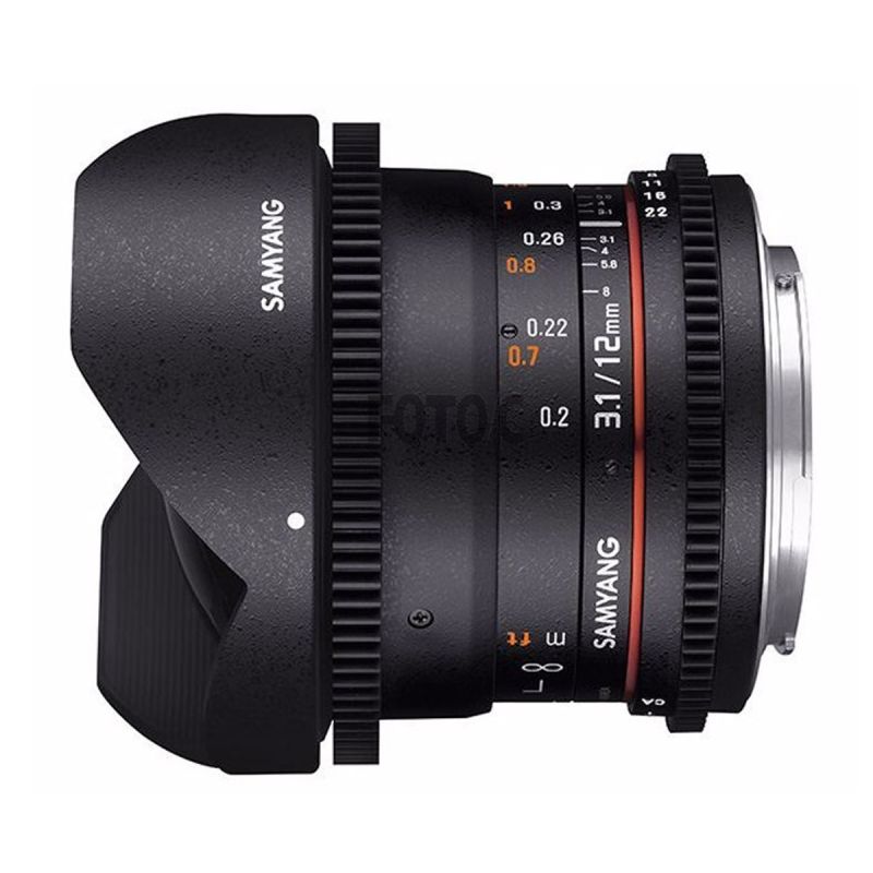 Samyang 12mm T3.1 VDSLR Fisheye Sony E