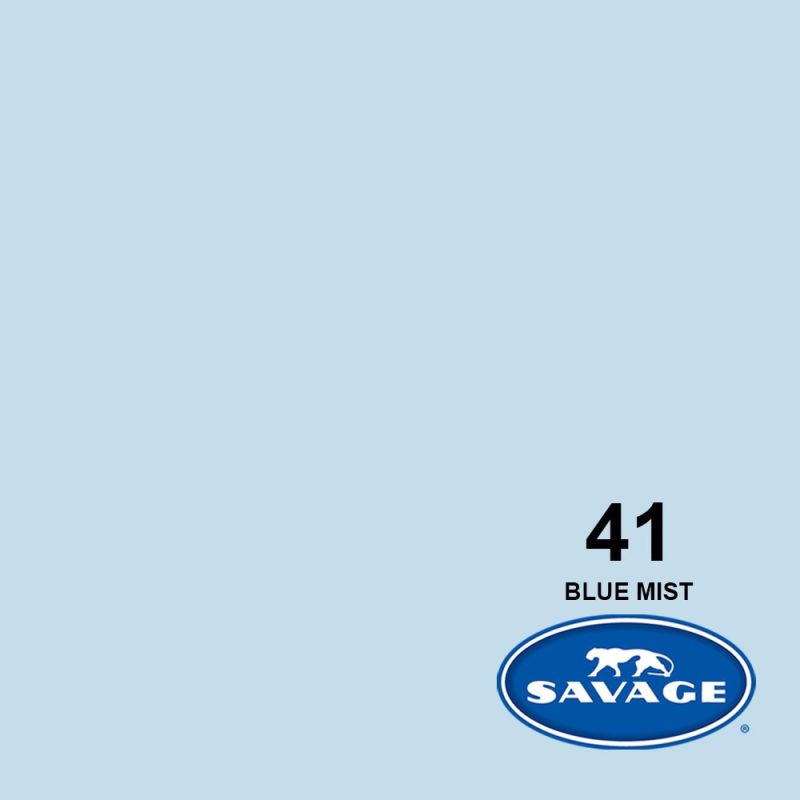 Savage Blue Mist Fond Papier 1,36 x 11 m