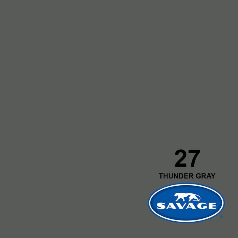 Savage Thunder Gray Fond Papier 2,72 x 11 m
