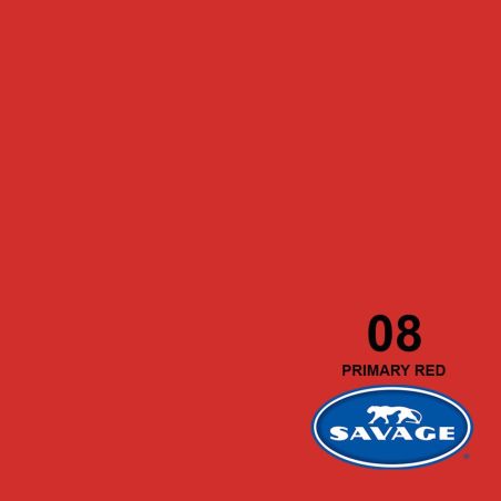 Savage Primary Red Fond Papier 2,72 x 11 m