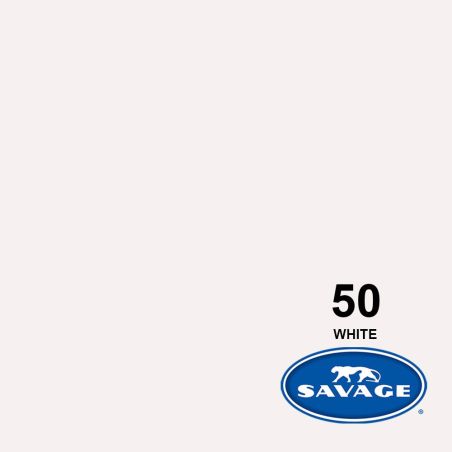 Savage White Fond Papier 2,72 x 11 m