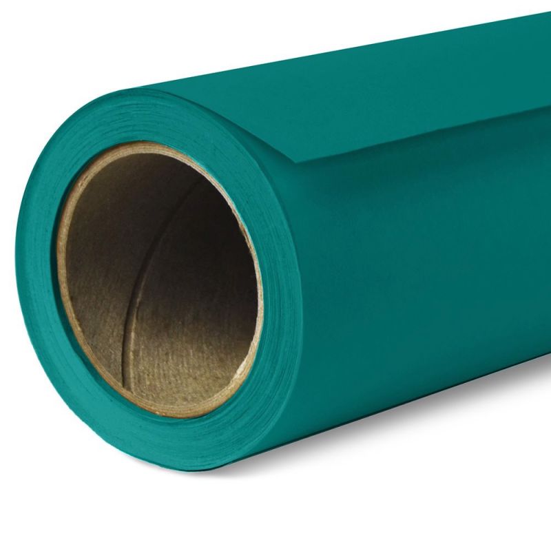 Savage Teal Fond Papier 1,36 x 11 m