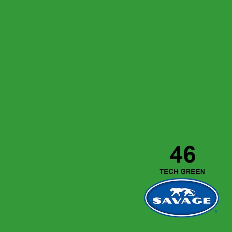 Savage Tech Green Fond Papier 2,72 x 11 m