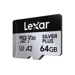 Lexar SILVER PLUS microSDXC 64 Go UHS-I V30 A2