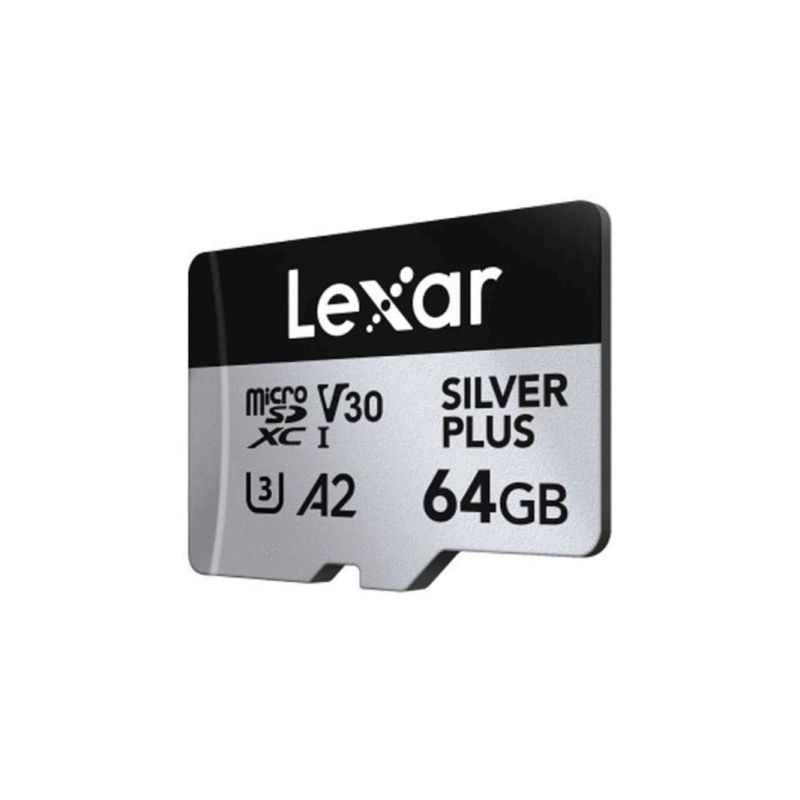 Lexar SILVER PLUS microSDXC 64 Go UHS-I V30 A2