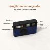 TimeLens Bleu Appareil Photo Numérique Vintage Sans Écran