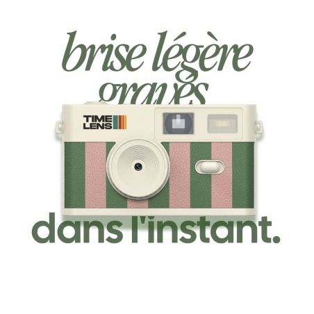 TimeLens Cream Rosemary Appareil Photo Vintage Sans Écran