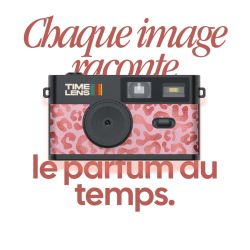 TimeLens Pink Leopard Appareil Photo Vintage Sans Écran