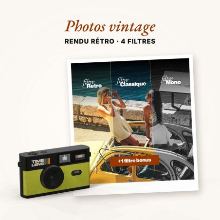 TimeLens Pomme Appareil Photo Numérique Vintage Sans Écran