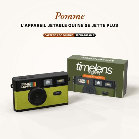 TimeLens Pomme Appareil Photo Numérique Vintage Sans Écran