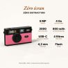 TimeLens Rose Appareil Photo Numérique Vintage Sans Écran