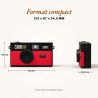 TimeLens Rouge Appareil Photo Numérique Vintage Sans Écran