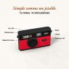 TimeLens Rouge Appareil Photo Numérique Vintage Sans Écran