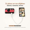 TimeLens Rouge Appareil Photo Numérique Vintage Sans Écran