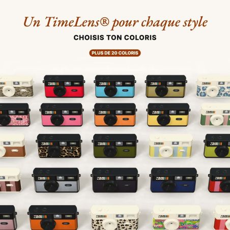 TimeLens POP 80's Silver Appareil Photo Vintage Sans Écran