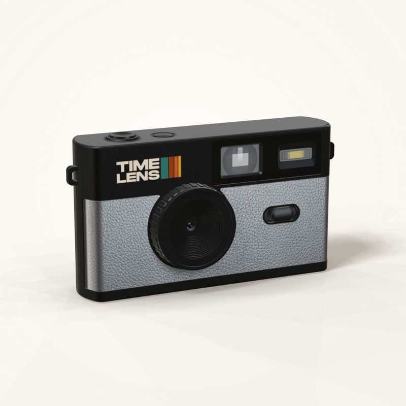 TimeLens POP 80's Silver Appareil Photo Vintage Sans Écran