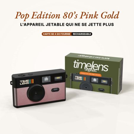 TimeLens POP 80's Pink Gold Appareil Photo Sans Écran