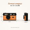 TimeLens Orange Appareil Photo Numérique Vintage Sans Écran
