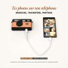 TimeLens Orange Appareil Photo Numérique Vintage Sans Écran