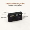 TimeLens Noir Appareil Photo Numérique Vintage Sans Écran