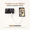TimeLens Noir Appareil Photo Numérique Vintage Sans Écran