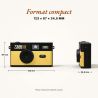TimeLens Jaune Appareil Photo Numérique Vintage Sans Écran